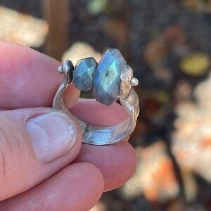 Sterling Silver Labradorite Ring